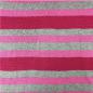 Preview: Strickstoff - Streifen - Baumwolle - pink/rosa